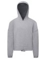 Kinder Hooded Tri Dri Recycled Cropped Oversize heather grey